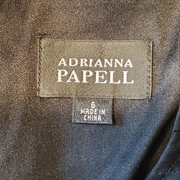 Dressy Adrianna Papell black dress - Picture 14 of 16